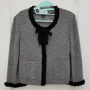 St. John Black and White Women's Jacket